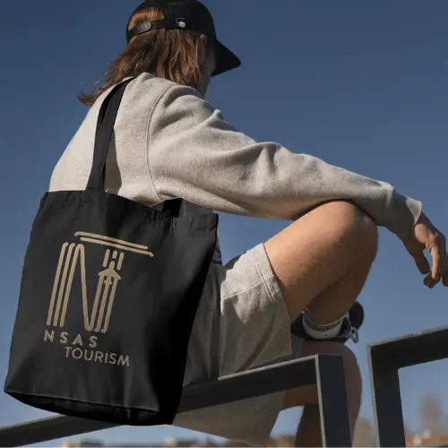 Initial Shopper 100% Cotton Bag